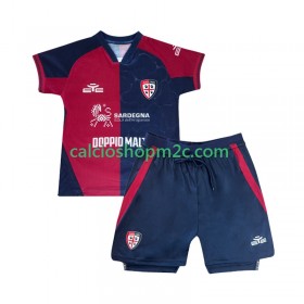 Cagliari Bambino Maglia Prima 2025/2026 Manica Corta